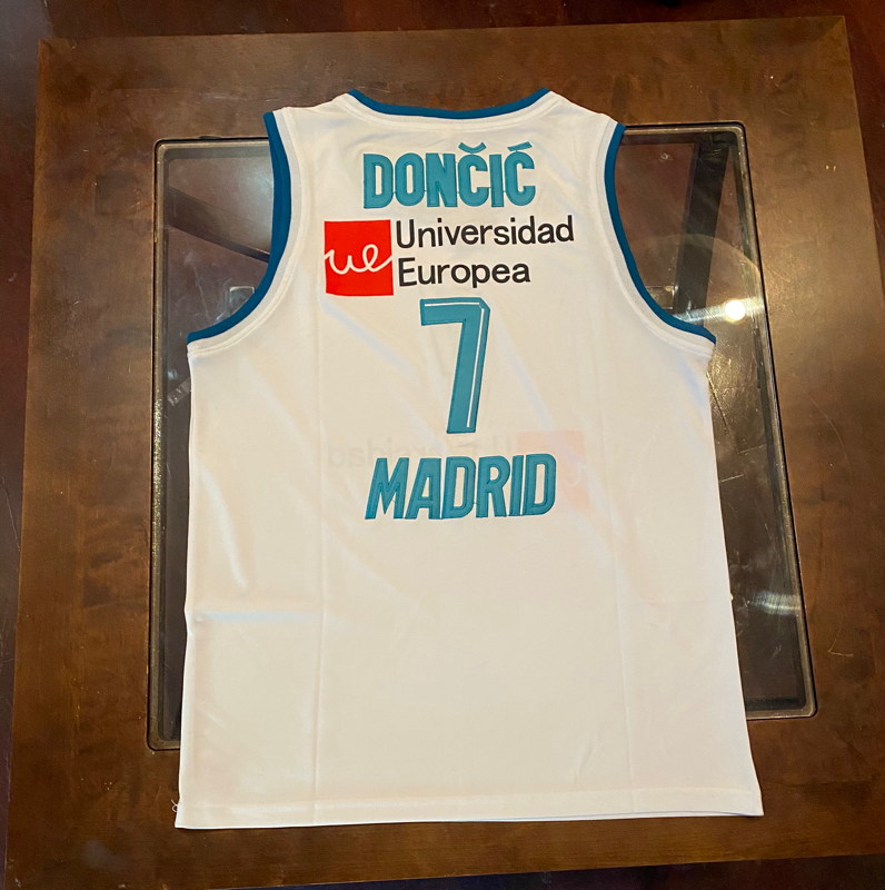 Luka Doncic 7 Real Madrid Purple Basketball Jersey — BORIZ
