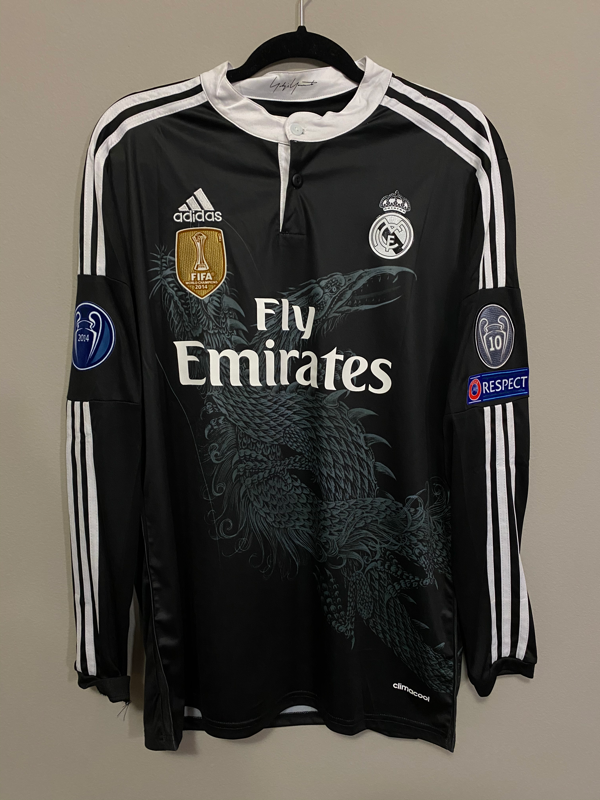 Real Madrid 2014 2015 Ronaldo dragon jersey 210VintageSoccerJerseys
