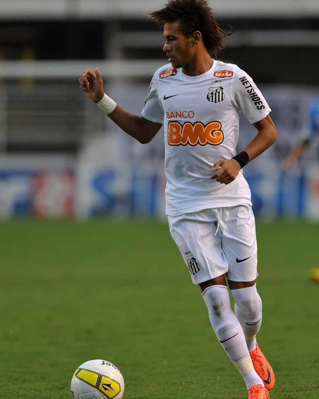 Santos FC Neymar 2011 2012 Home Centenary Jersey 210VintageSoccerJerseys