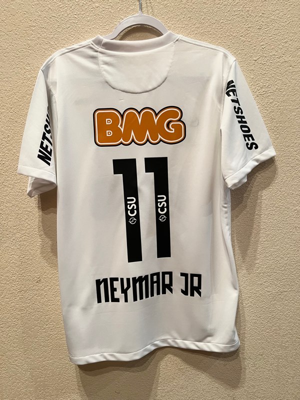 Santos FC Neymar 2011/2012 Home Centenary Jersey 210VintageSoccerJerseys