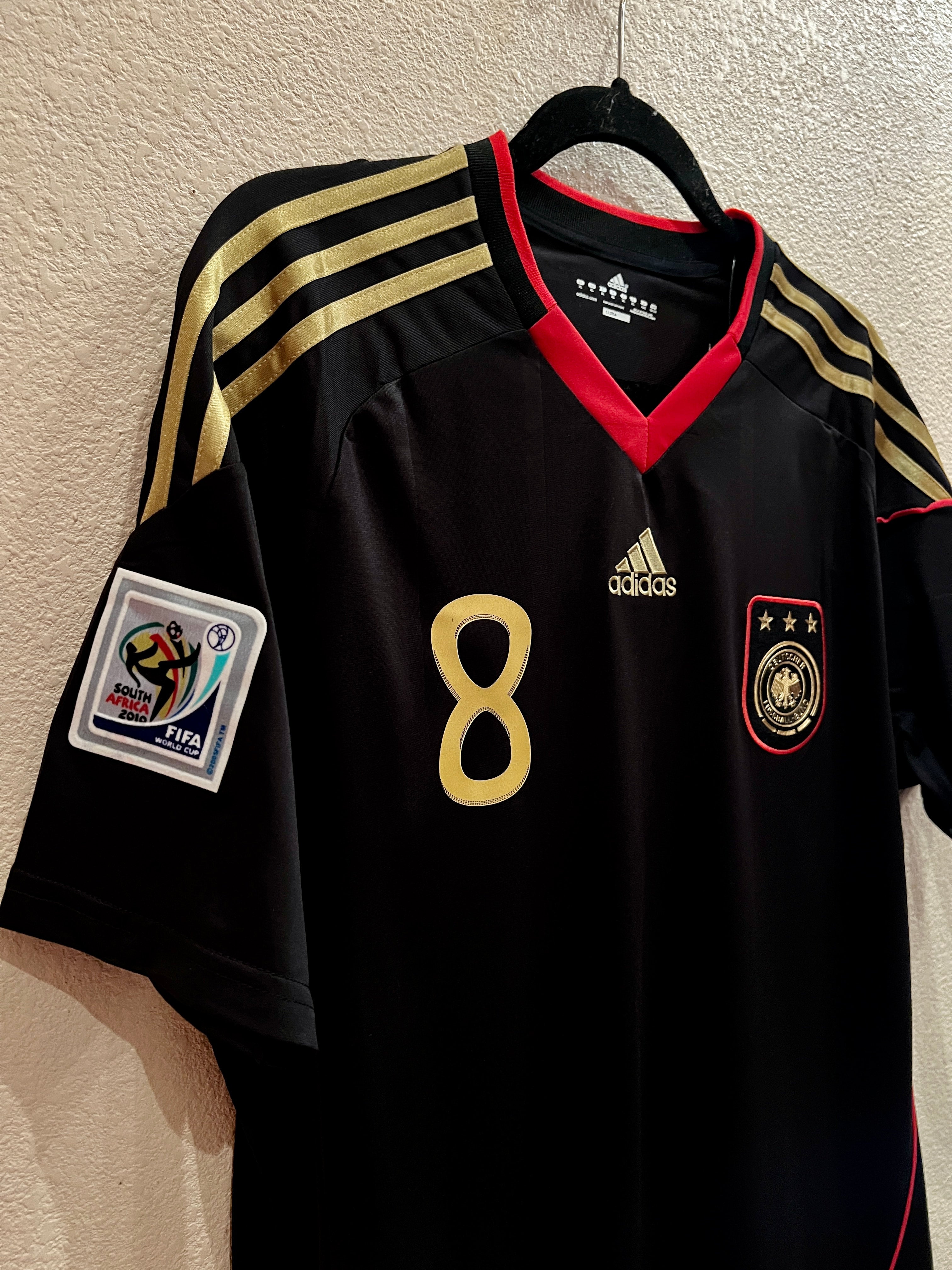 Germany No10 Ozil Away Soccer Country Jersey