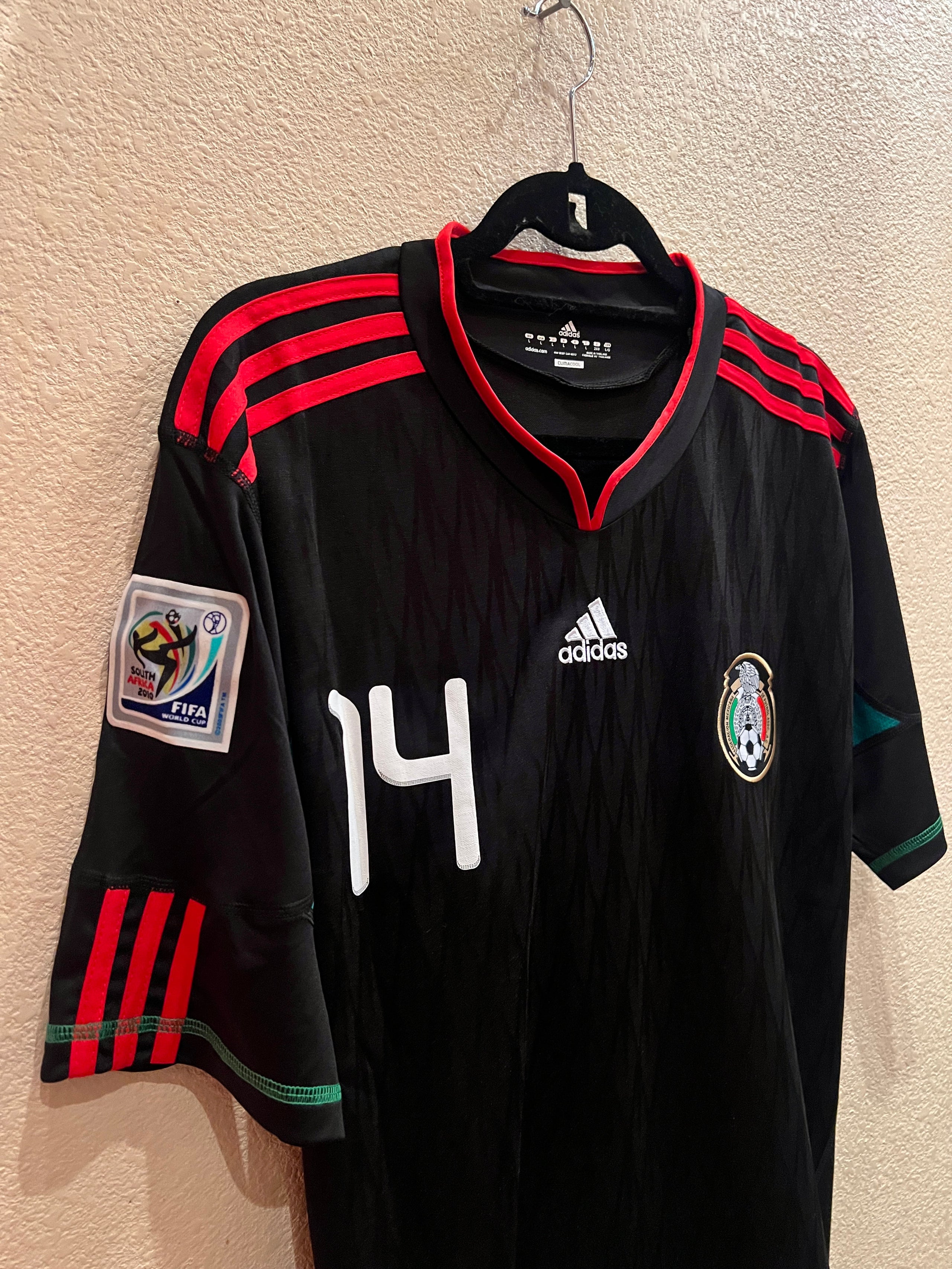 Mexico 2010 Chicharito World Cup away jersey 210VintageSoccerJerseys