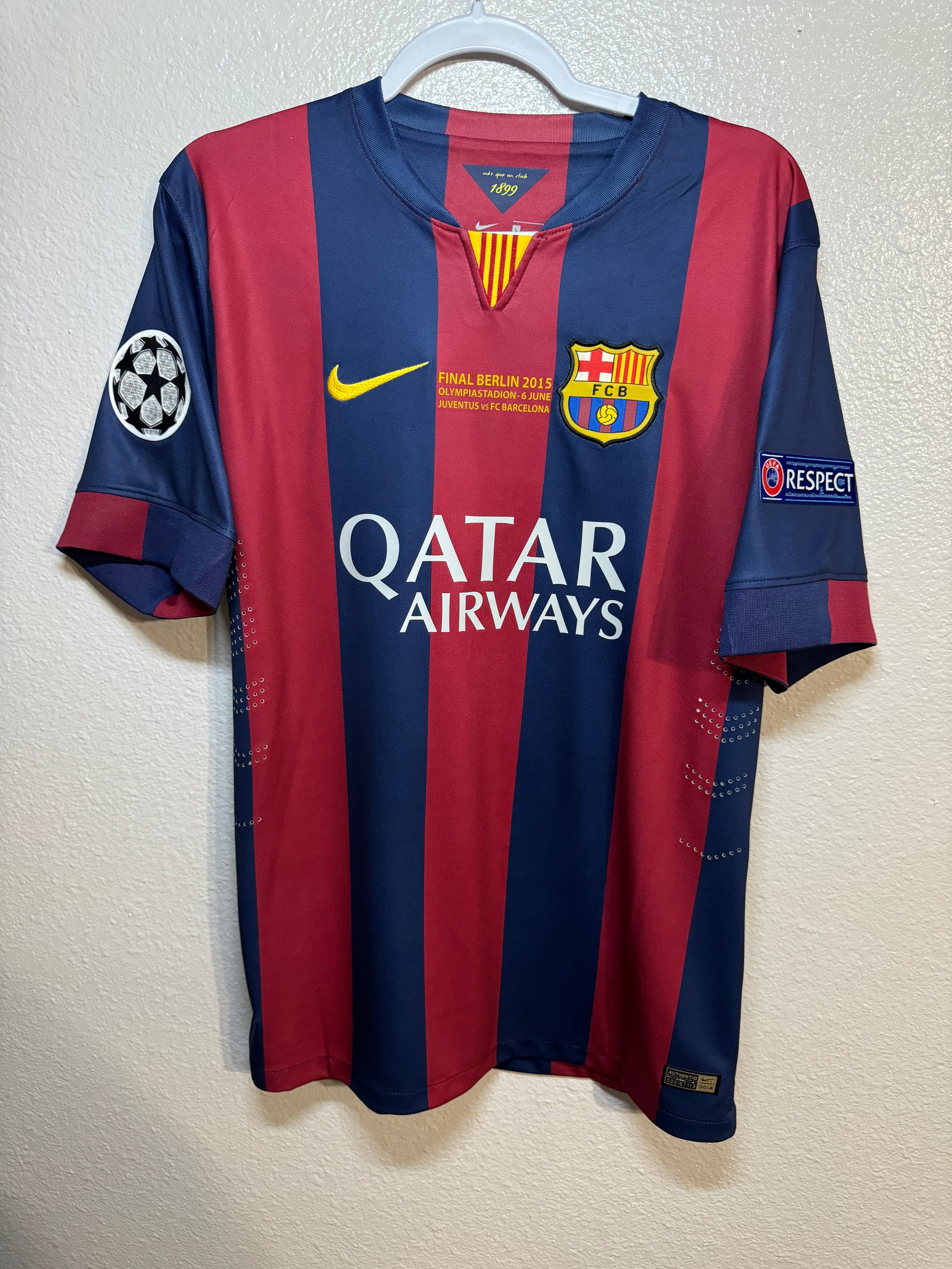 Barcelona 2015 Neymar UCL final jersey 210VintageSoccerJerseys